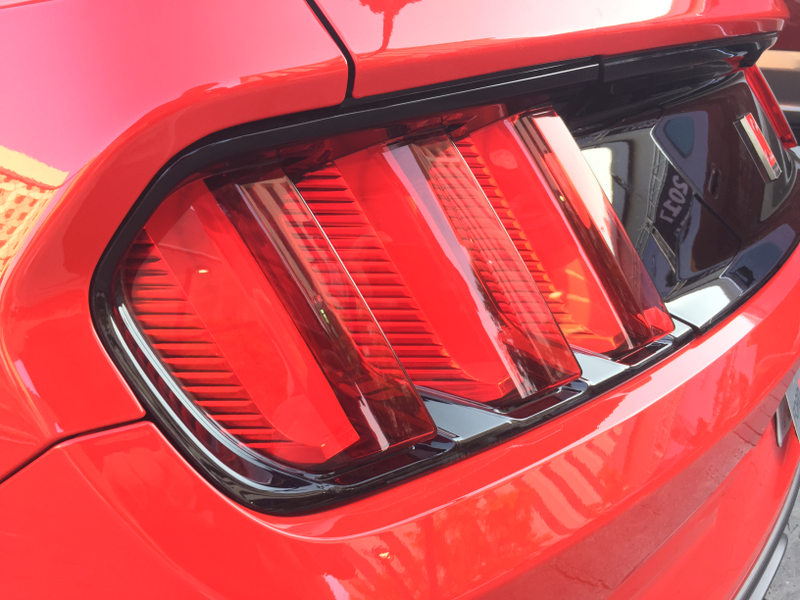 For comparison, here’s the old tails. See how the top ends short of the edge of the trunk?